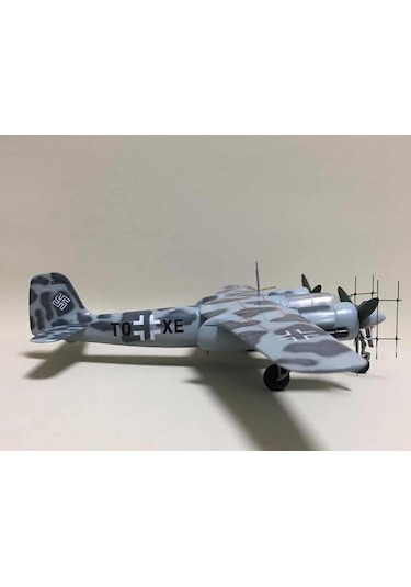 Focke Wulf Ta 154 Moskito Pm Model Gece Avcı Uçağı Demonte Plastik Maketi