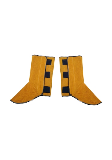 Homyl 2 Adet Kaynak Bot Kılıfı Deri Spats Isıya Dayanıklı