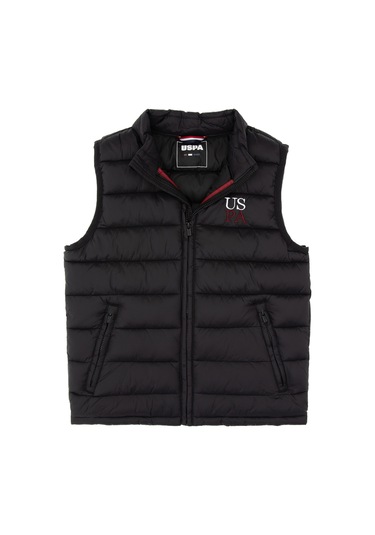 U.s. Polo Assn. Erkek Çocuk Siyah Yelek Dokuma 50312103-vr046 Siyah