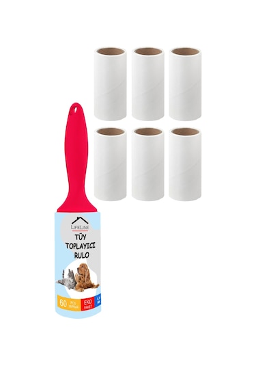 Life Line Tüy Toplayıcı Rulo + 6 Adet Yedek Rulo