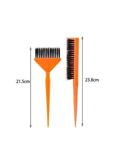 Suntek 2 Parça Saç Boyası Boyama Kiti Alay Fırçası Turuncu