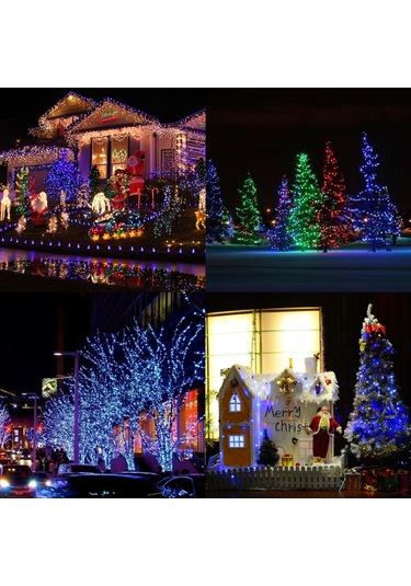 Hombey 5m 50 Led Renkli Işık Zinciri 4.5v 3w Ip65 Su Geçirmez Pilli Festivite Dekorasyonu Çok Renkli