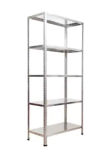 Mekoraf 59X93 5 Katlı 2.5 Metre Yükseklik Raf Sistemi Gri