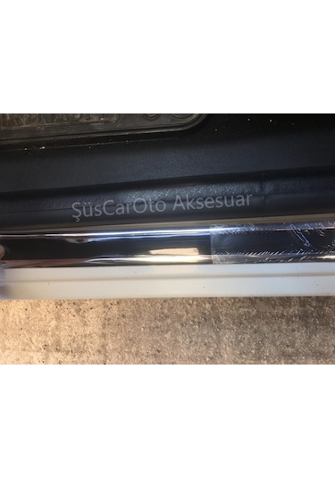 5D Tampon Bagaj Kapı Eşiği Koruyucu Şerit Bant Gümüş Piano Black