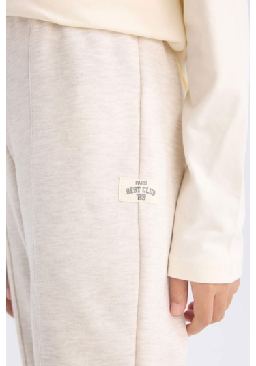 DeFacto Kız Çocuk Beli Lastikli Eşofman Altı E1845A825SPBG667 Bej DeFacto Kız Çocuk Beli Lastikli Eşofman Altı E1845A825SPBG667 Bej