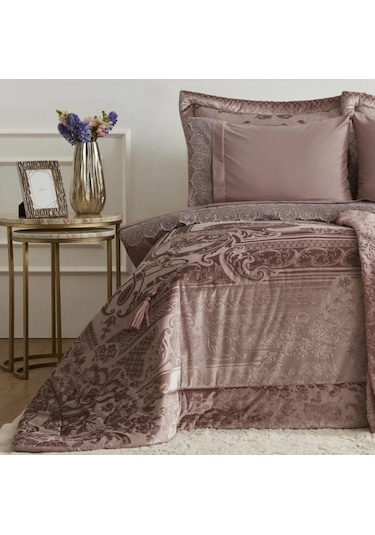 Karaca Home Valeria Queen Gül Kurusu 8 Parça Çeyiz Seti Gül