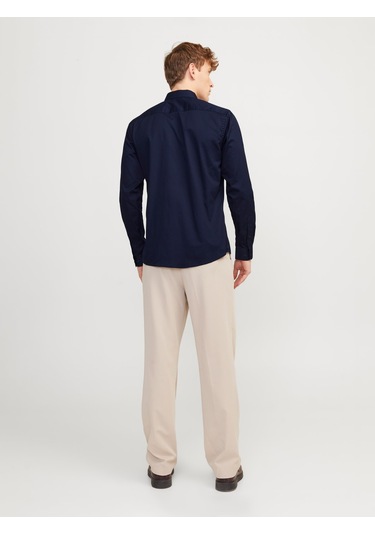Jack & Jones Slim Fit Erkek Gömlek Lacivert