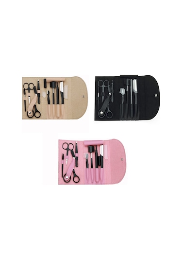 Sones 8 Adet/takım Kaş Düzeltme Güzellik Aleti Siyah