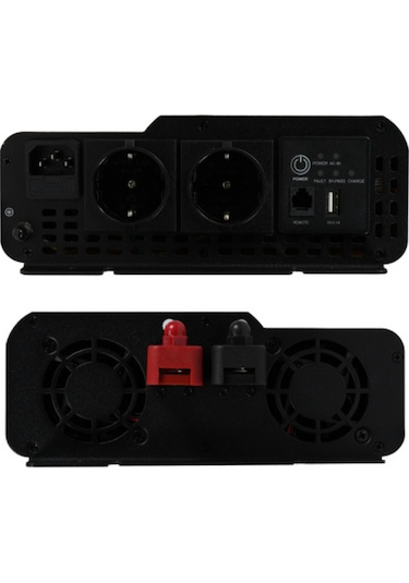 Mexxsun 12v Volt - 2000w Watt Ats Ups Şarjlı Tam Sinüs İnverter Ekranlı