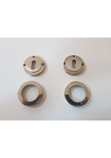 Nsp Oda Kapı Kilit Ağızlığı Nikel Saten 1 Çift