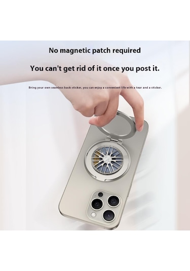 Manyetik Telefon Standı Stres Giderici Cep Telefonu Tutucu Telefon Tutacağı Parmak Döngüsü Kickstand Mavi