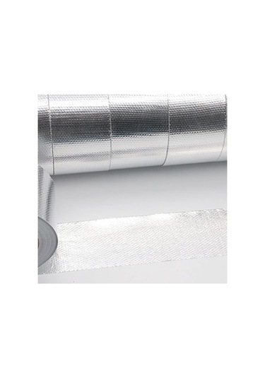 Cam Elyaf Bez Alüminyum Folyo Bant, Fireproof Kendinden Yapışkan Bant Yüksek Sıcaklık Sızıntı Kanıtı