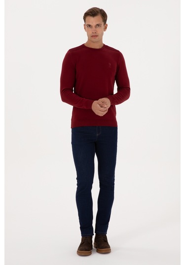 U.s. Polo Assn. Erkek Bordo Kazak /triko 50307779-vr014 Bordo