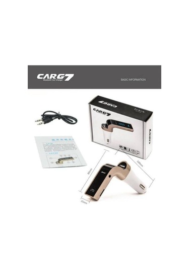 Car G7 Charger Bluetooth Araç Kiti Çakmaklık Sarjı Senalstore