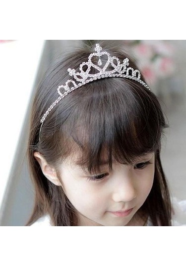 Trendooze Tiara Taklidi Taç Sopa Saç Prenses Prenses Moda Kızlar Hairband Bandı Bq Çok Renkli