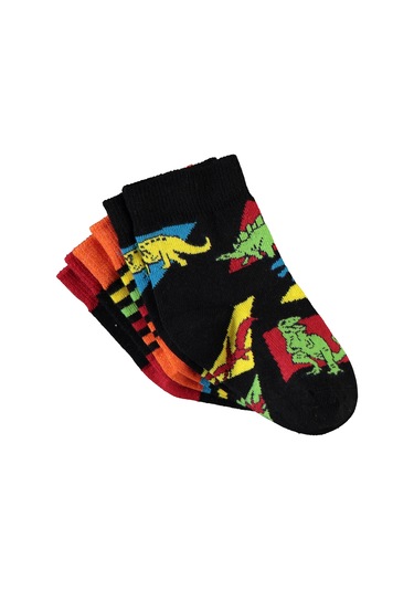 Civil Boys Erkek Çocuk 3'lü Çorap 3-11 Yaş Siyah 09a83314724w1 Siyah