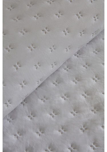 Karaca Home Breeze Soft Yatak Örtüsü Çift Kişilik Offwhite Beyaz