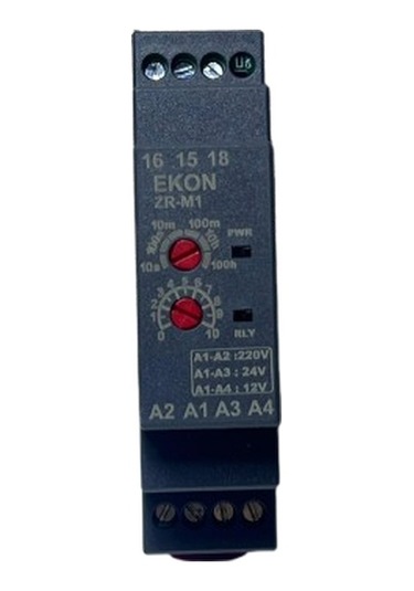Ekon 98503 Zr-m1 Zaman Rölesi 1-100sn Çok Zamanlı