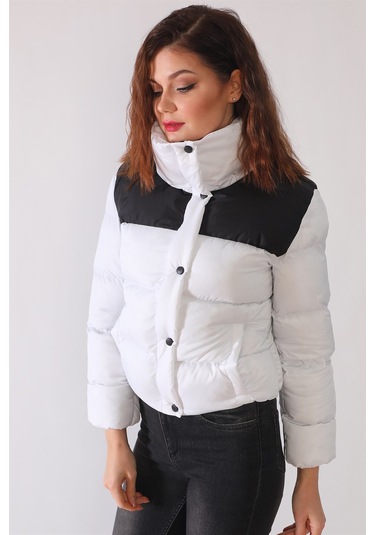 Dewberry Z6649 Kadın Kısa Mont