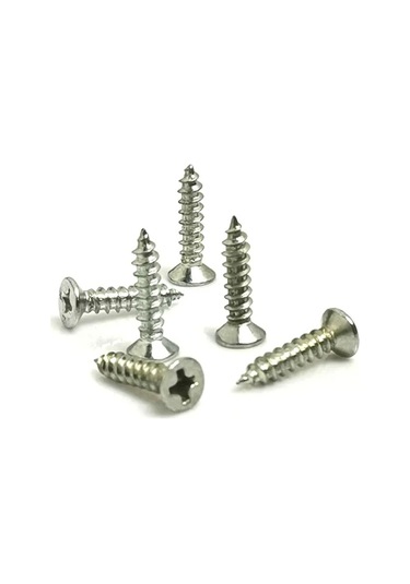 Klips, Menteşe, Ayak, Ağaç, Sunta Vidası 3x13 Mm - Nikel 1000 Adet - 9003280524090ynt -