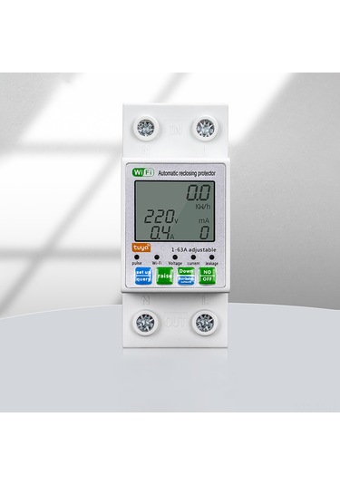 Kangvka Akıllı Wifi Elektrik Sayacı: Uzaktan İzleme, Aşırı Akım Koruma, Mobil Kontrol, Otomatik Yeniden Bağlama