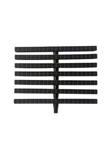 Havuz Savak Izgarası Tek Geçmeli 20 Cm - 1 Metre- Siyah