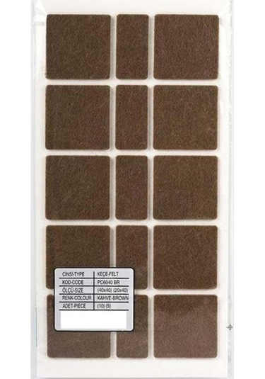 Masa - Sandalye Altı Keçe 40X40Mm N11.8380