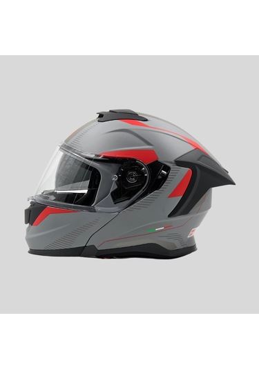 Arwic AR950 Torino Çene Açılır Ece-R 22.06 Motosiklet Kaskı Gri