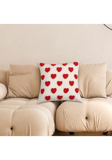 Suntek Nakışlı Yastık Kılıfı Kanepe Oturma Odası Yatak Ev Stil A