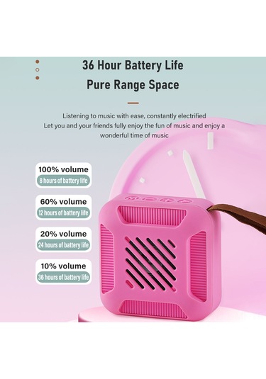 Mufunye Suy Geçirmez Bluetooth Hoparlör, Kablosuz Taşınabilir, Mikrofonlu免提arama, 36 Saat Çalma Süresi, Dış Mekan/aile Toplantıları, G5 Kırmızı