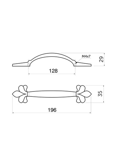 Aksmebel 1 Adet 128 Mm Beyaz Mobilya Menteşe Ucu, Dolap İçin 305248827 Gri