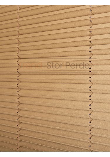 Bronz Plise Katlanır Cam Balkon Perdesi - Ofis Perdesi - Salon Perdesi - 017 Bronz