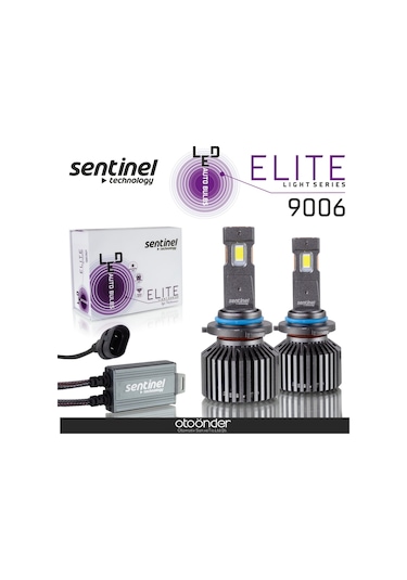 Sentinel Elite 9006 Led Xenon Ampülü 65w 12v 12000 Lumen 6500 Kelvin Beyaz Işık
