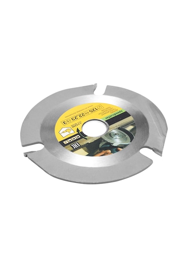 Moveevo 125mm 3 Dişli Karbür Testere Diski - Ahşap Kesim, Oyma, Biçimlendirme İçin - Yüksek Karbon Çelik Gövde - Elektrikli Alet Aksesuarı