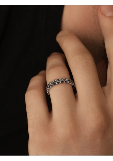 Serebranyj Dom 925 Gümüş Yüzük "kulaklık" Ortodoks 137778485 Gri