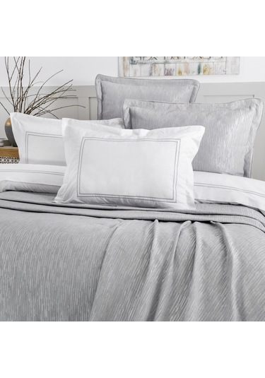 Schafer Home Pavia Şönil Yatak Örtüsü Nevresim Seti 7 Parça-gri Gri