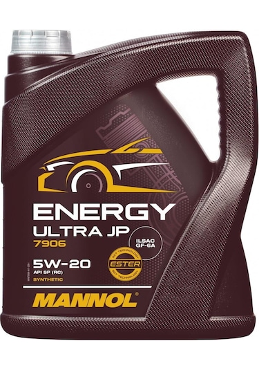 Mannol MN7906-4 Energy Ultra JP Ilsac GF-5 5W-20 Motor Yağı 4 L