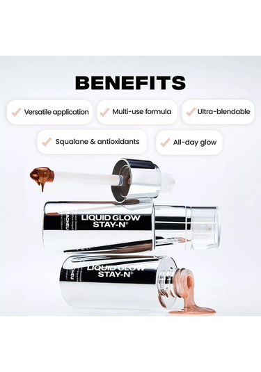 Sacheu Liquid Glow Stay-n Uzun Süre Kalıcı Likit Aydınlatıcı 04 Golden Hour 27.68ml 04 Golden Hour