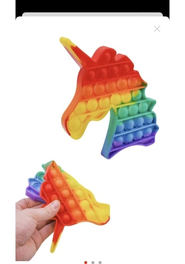 Pop It Push Buble Fidget Unicorn Popit Zihinsel Ve Duyusal Stres Oyuncağı
