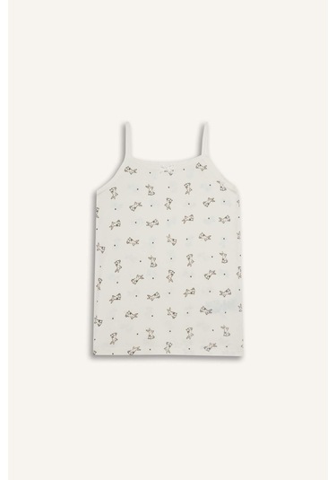 Defacto Kız Çocuk Tavşan Baskılı 2li Atlet F8584a825aupn26 Pembe