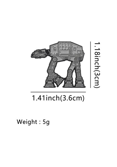 Havalı Şeyler Emaye Pim Film Broşu Çam Yaklaştırma Pim Sırt Çantası Giysileri Rozet 1 1