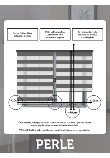 Br Perle Pliseli Ekru Renk Zebra Perde Yüksek Kalite Alüminyum Kasa Ekru
