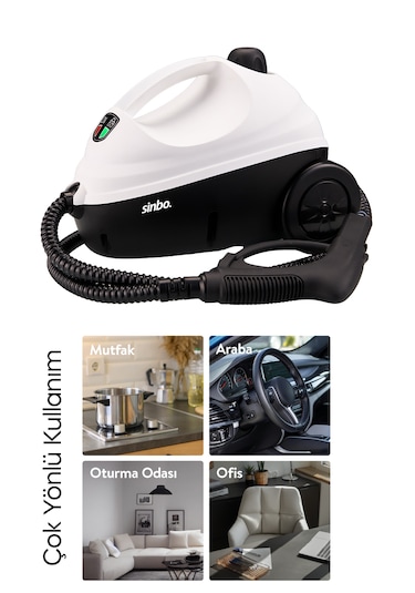 Sinbo SSC-6423 Çok Fonksiyonlu Buharlı Temizlik Makinası