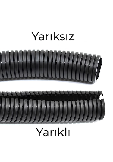 7mm Yarıksız Spiral Hortum 10 Metre Kablo Gizleme İzolasyon Borusu Esnek