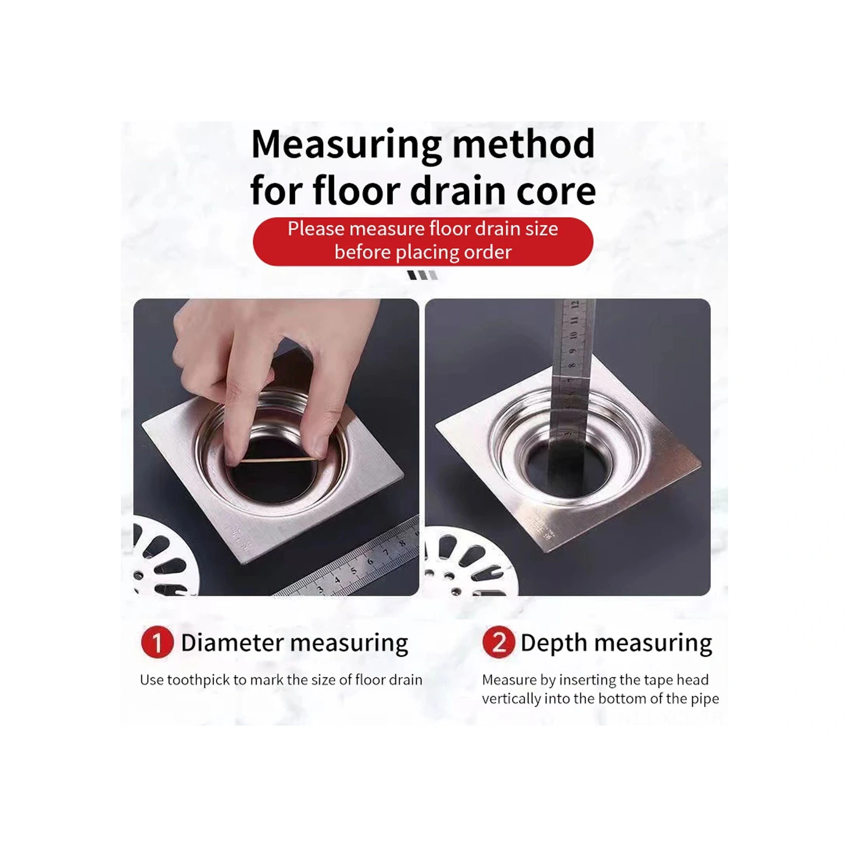 Konesam 304 Paslanmaz Çelik Su Tüpü Filtresi - 4 Farklı Boyut, Saç Ve Artık Tutucu, Tıkanıklığı Önleyici, Banyo/mutfak Uyumlu Diğer