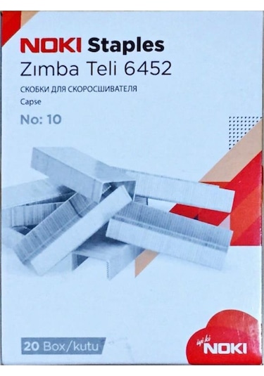 Noki 6452 Zımba Teli No 10 20'li 1 Kutu