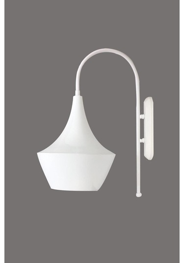 Bombeli Beyaz Aplik Dekoratif Duvar Lamba Kafe Pastane Vintage Salon Fırın Için Otel Ofis Ev Beyaz