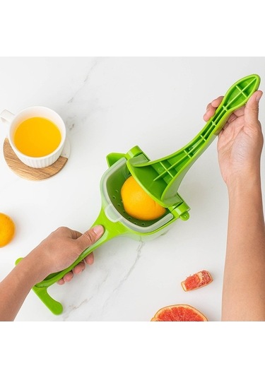 Wondernest Yeşil Taşınabilir Manuel Meyve Sıkacağı, Plastik Ev Lichen Zj Yeşil
