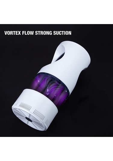 Kangvka Ev İçi Usb Uv Led Sakin Sinek Öldürücü Lambası - Bebek Odası İçin Fiziksel Musluk Tutucu 10-20m²