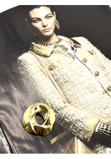 Best Price 34 Elbise Ve Ceket İçin Yuvarlak Şık Broş İğnesı 309444927 Altın Rengi